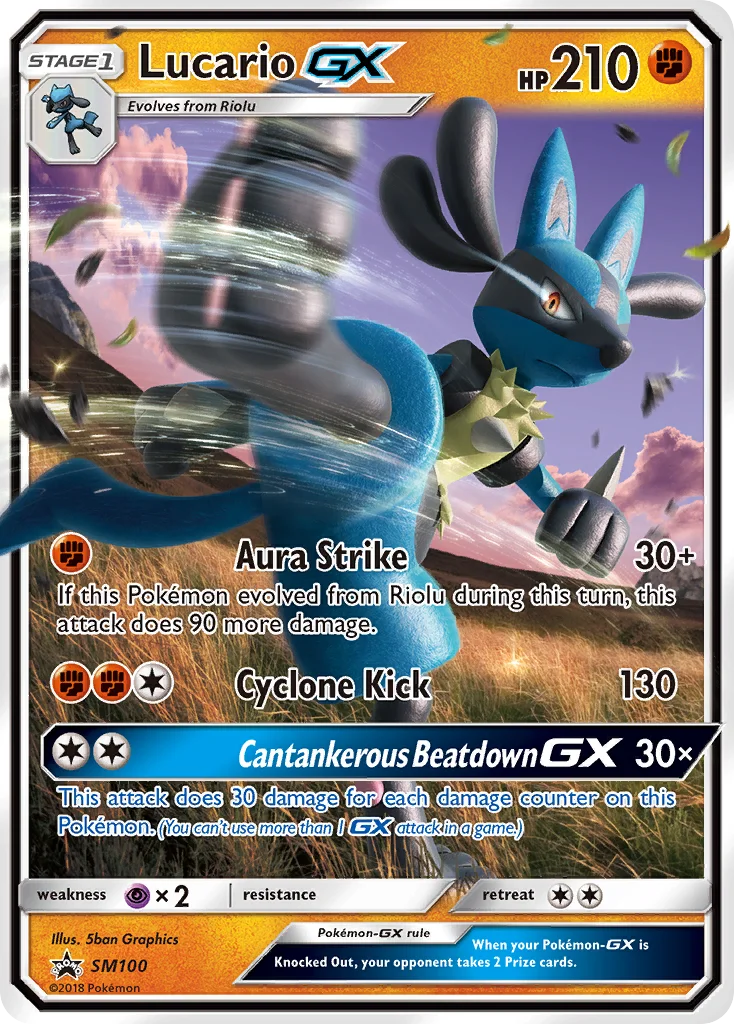 Carte Lucario GX