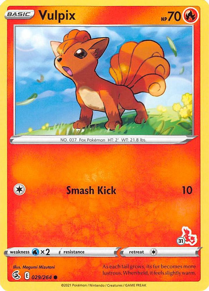 Carte Pokémon Goupix — Poing de Fusion
