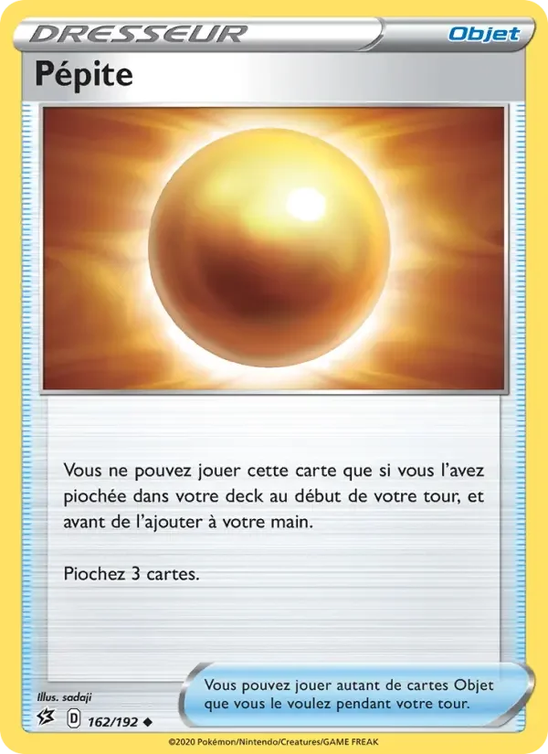 Carte Pépite