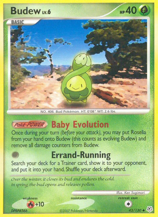 Carte Pokémon Rozbouton — Diamant & Perle