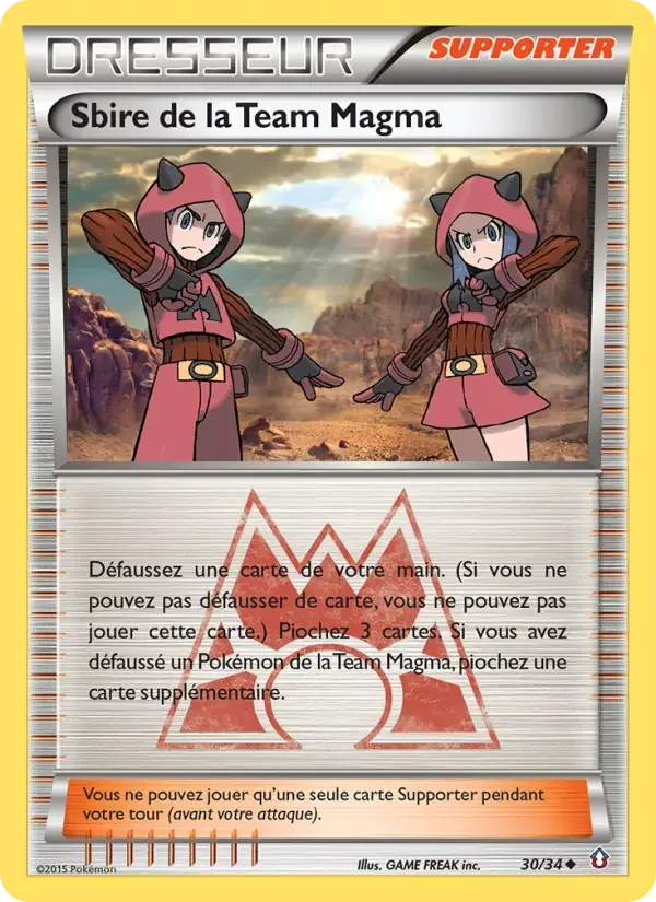 Carte Sbire de la Team Magma