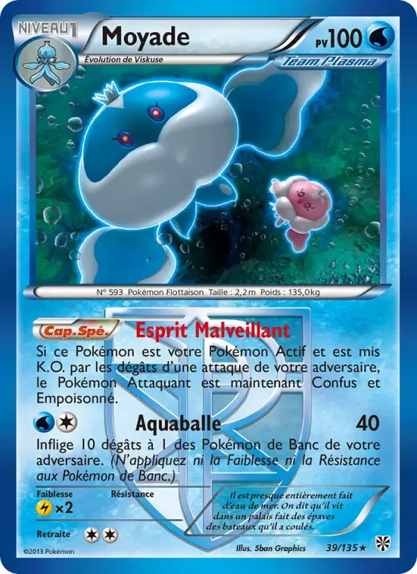 Carte Pokémon Moyade — Tempête Plasma