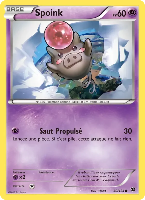 Carte Pokémon Spoink — Impact des Destins