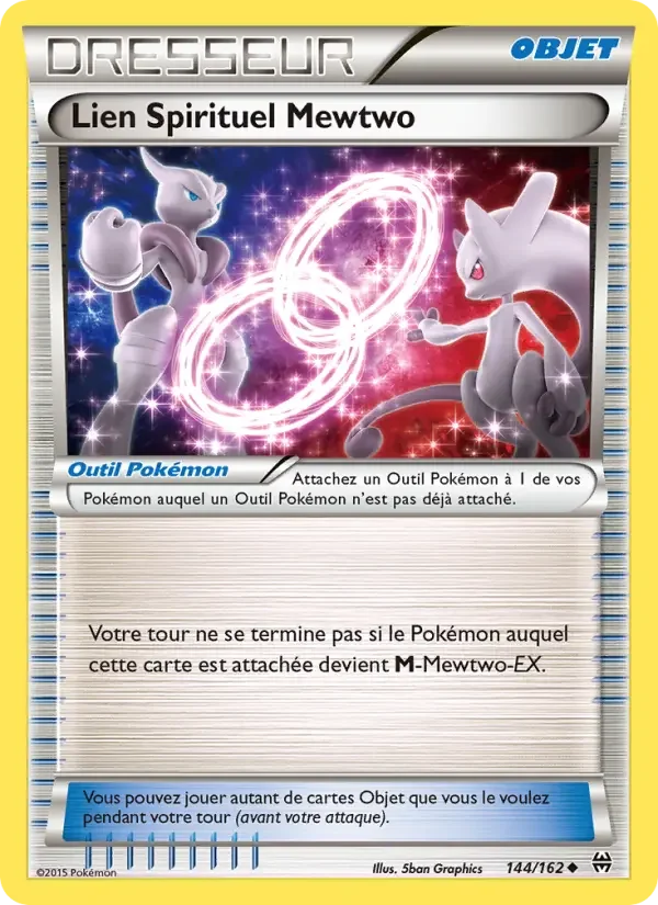 Carte Lien Spirituel Mewtwo