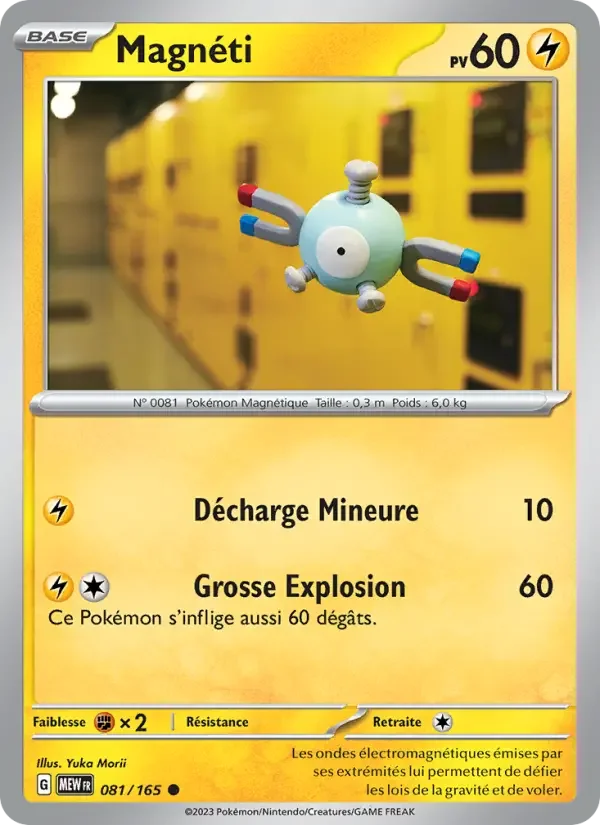 Carte Pokémon Magnéti — Pokémon 151