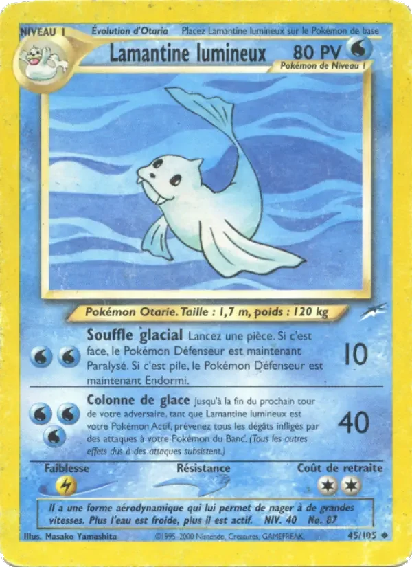 Carte Lamantine lumineux