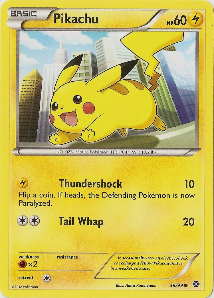 Carte Pikachu