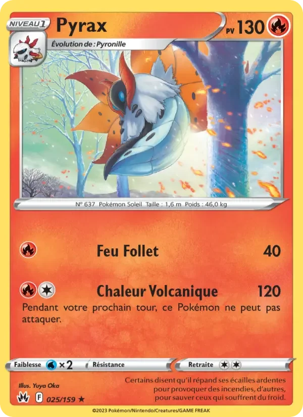 Carte Pokémon Pyrax — Zénith Suprême