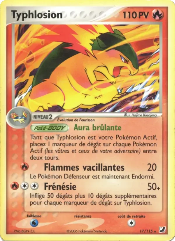 Carte Pokémon Typhlosion — Forces Cachées