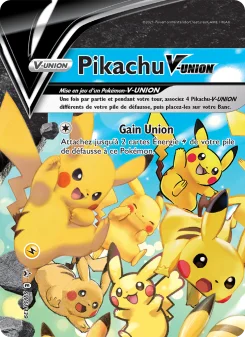 Carte Pikachu V-UNION