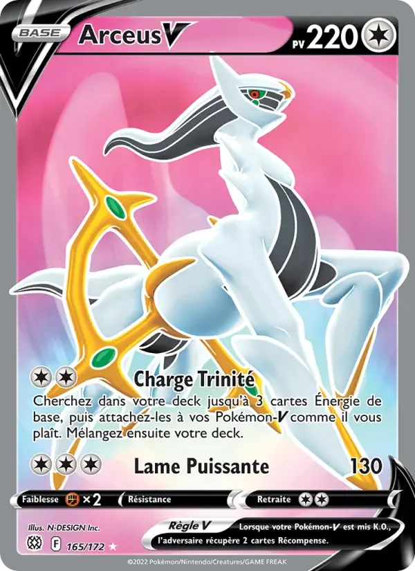 Carte Arceus V
