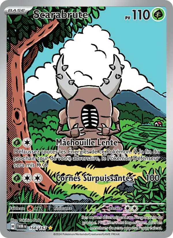 Carte Pokémon Scarabrute — Mascarade Crépusculaire