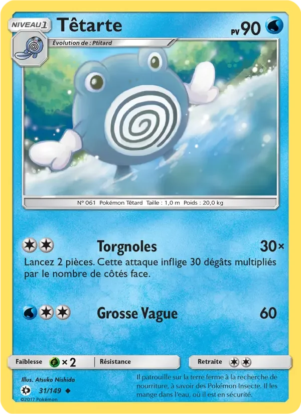 Carte Pokémon Têtarte — Soleil et Lune