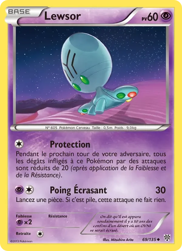 Carte Pokémon Lewsor — Tempête Plasma