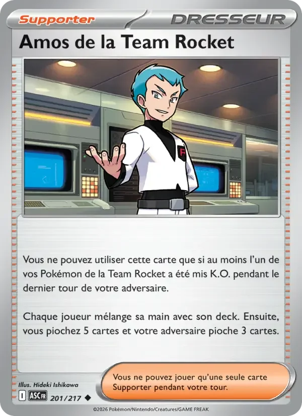 Carte Amos de la Team Rocket