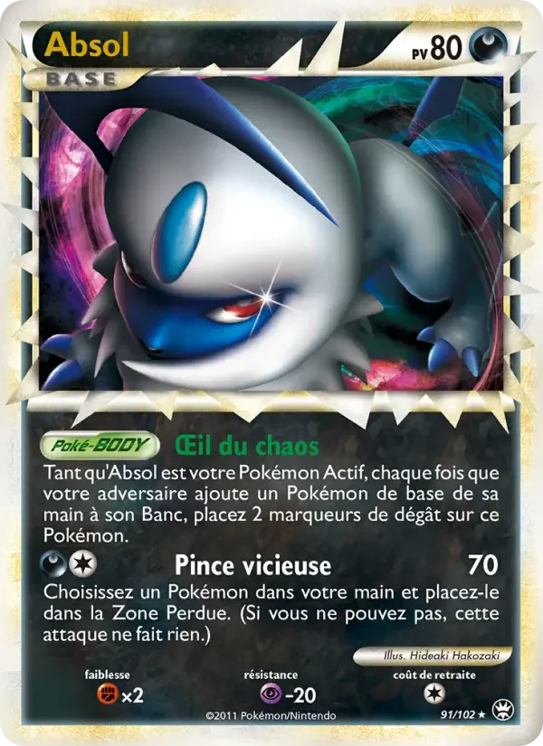 Carte Pokémon Absol — Triomphe
