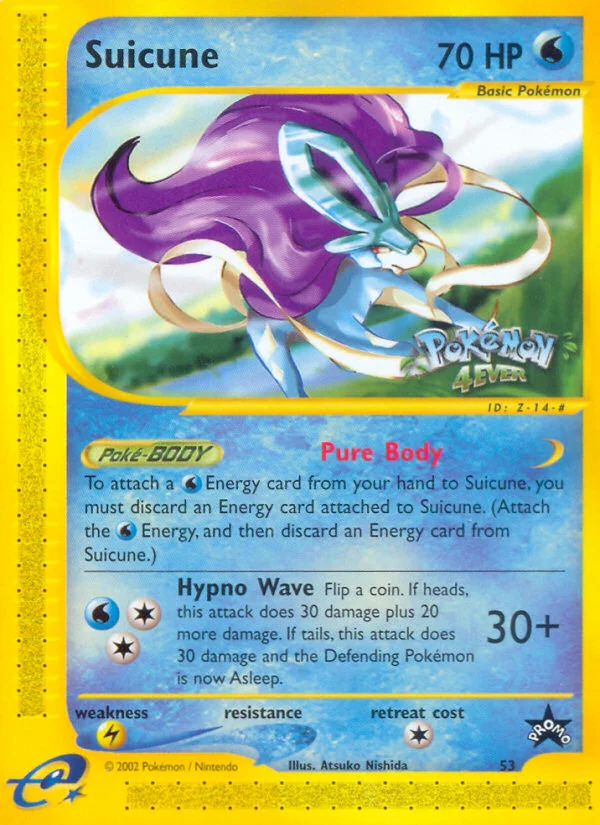 Carte Pokémon Suicune — Promos Wizards
