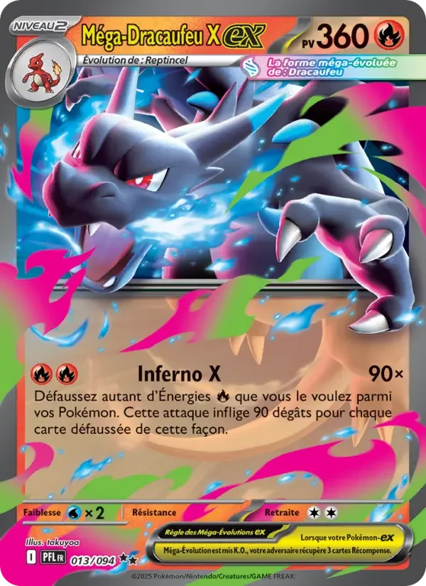 Carte Méga-Dracaufeu X-ex