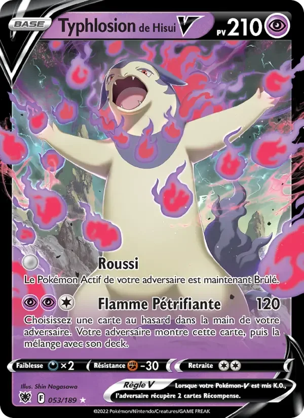 Carte Typhlosion de Hisui V