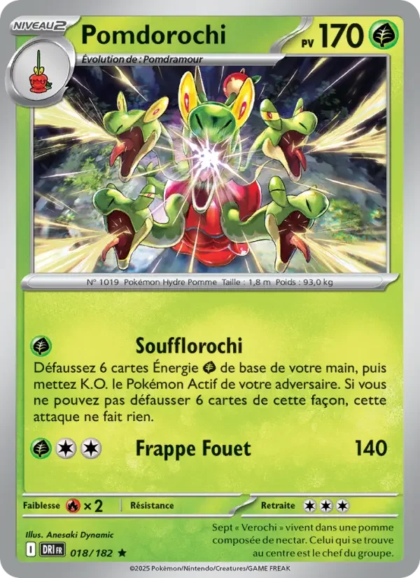 Carte Pokémon Pomdorochi — Rivalités Destinées