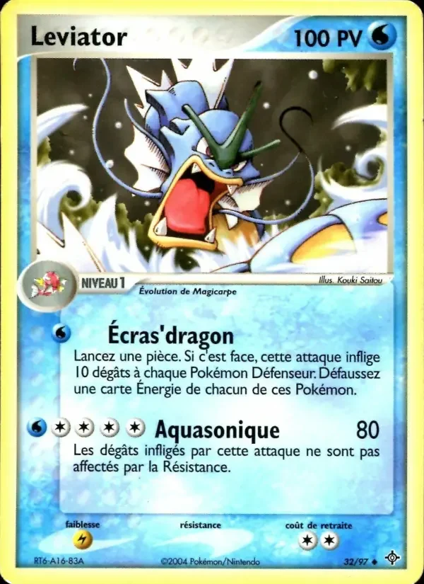 Carte Pokémon Leviator — Dragon