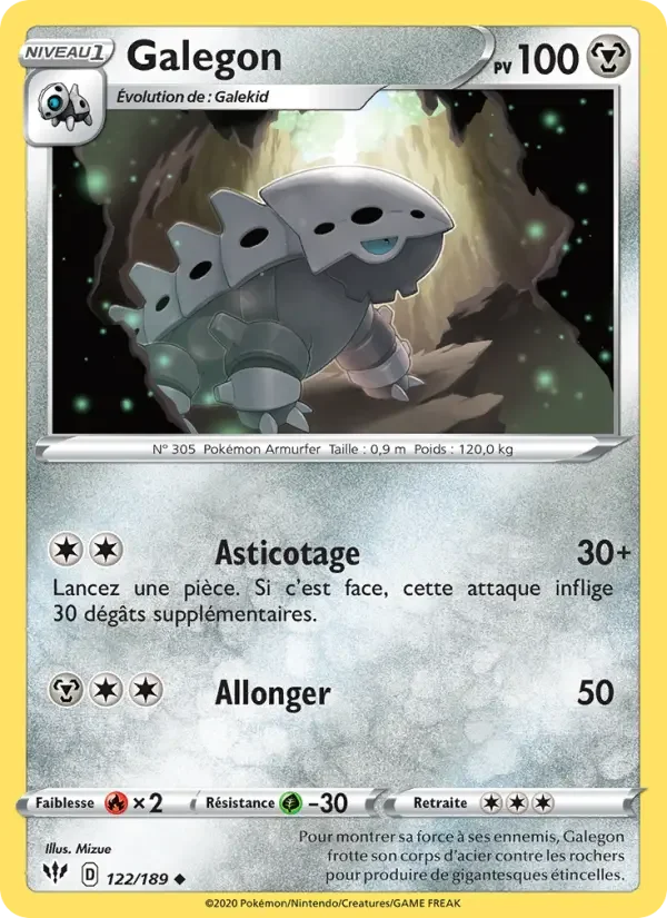 Carte Pokémon Galegon — Ténèbres Embrasées