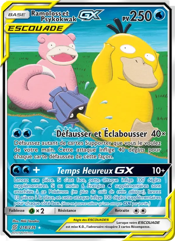 Carte Ramoloss et Psykokwak GX