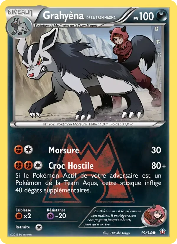 Carte Grahyèna de la Team Magma