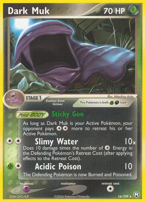Carte Pokémon Dark Grotadmorv — EX Team Rocket Returns