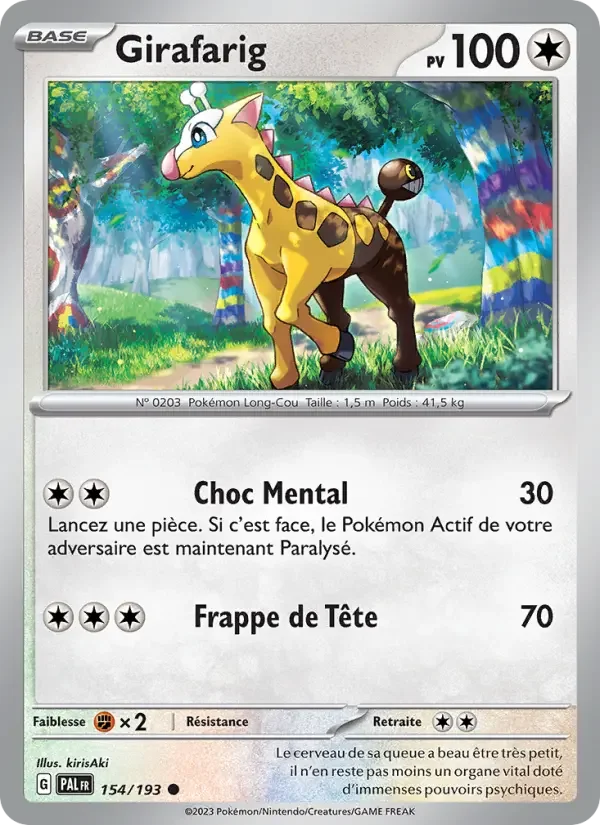 Carte Girafarig