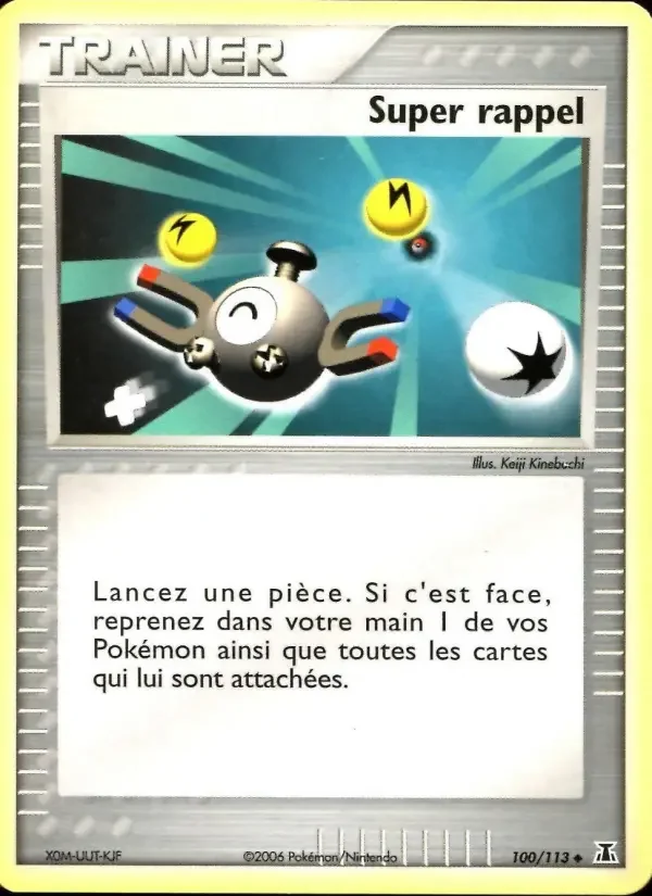Carte Super rappel