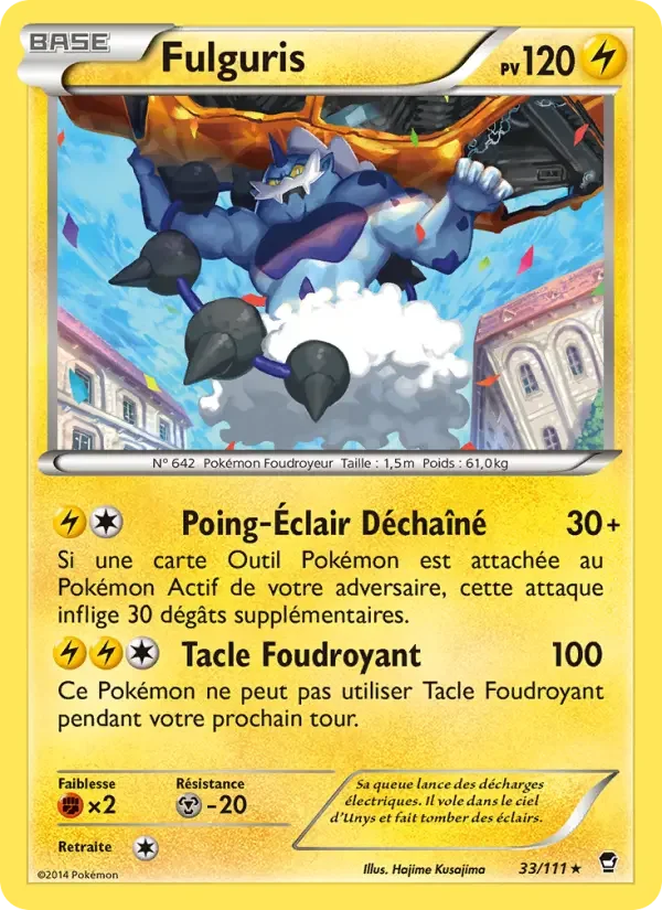 Carte Pokémon Fulguris — Poings Furieux