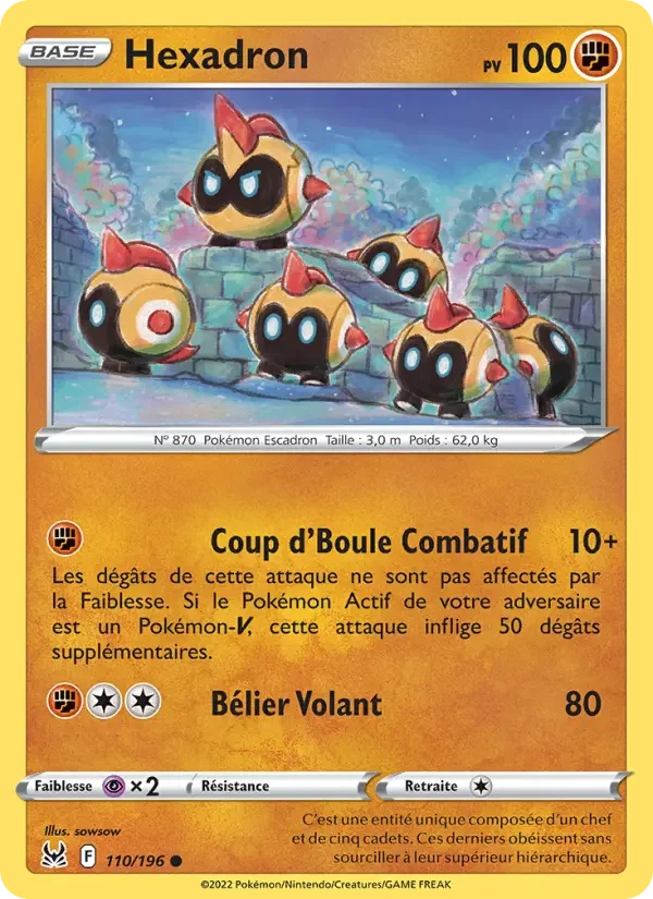 Carte Pokémon Hexadron — Origine Perdue