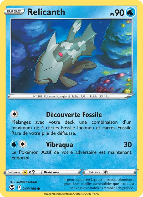 Carte Relicanth