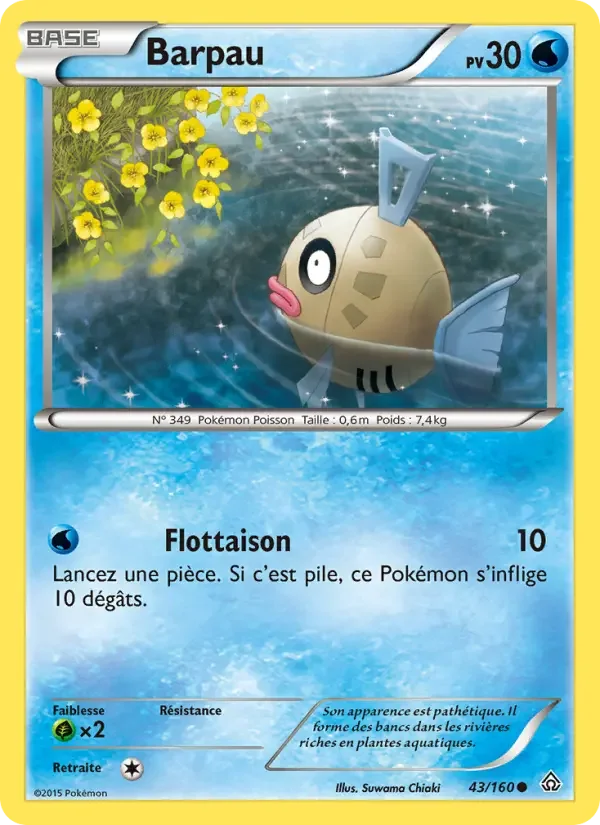 Carte Pokémon Barpau — Primo-Choc