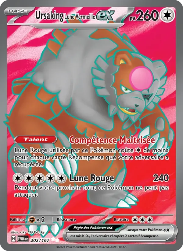 Carte Ursaking Lune Vermeille-ex