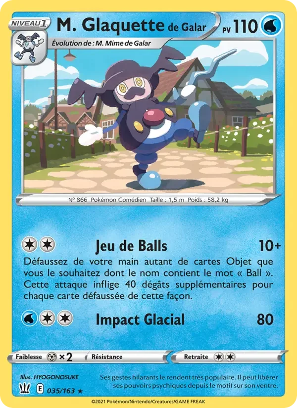 Carte M. Glaquette de Galar