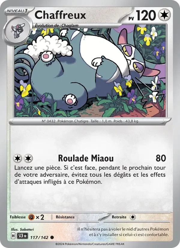 Carte Pokémon Chaffreux — Couronne Stellaire