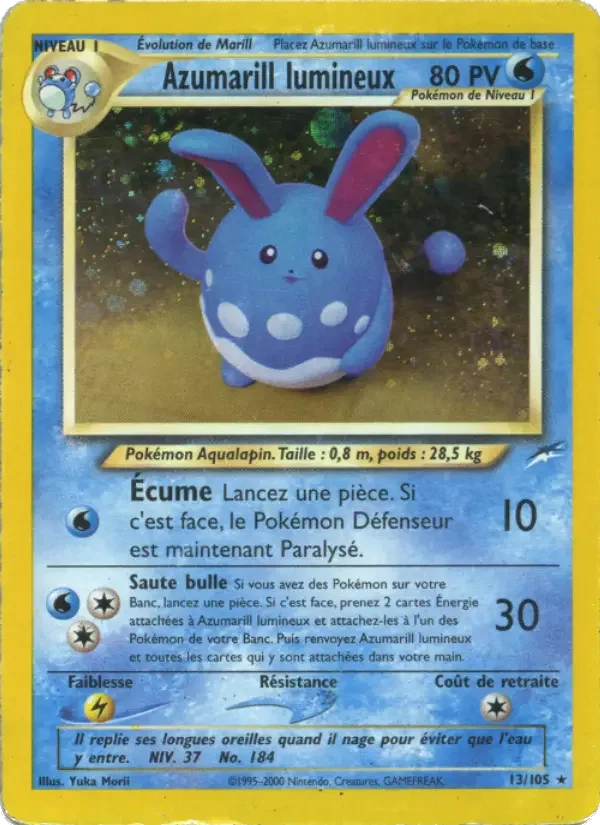 Carte Azumarill lumineux