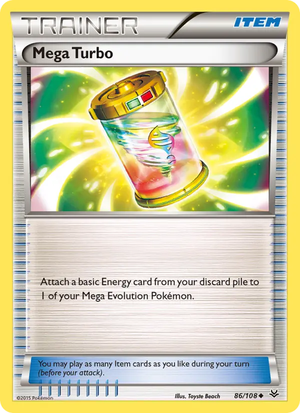 Carte Pokémon Mega Turbo — Promos X&Y