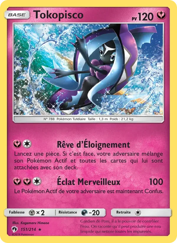 Carte Pokémon Tokopisco — Tonnerre Perdu