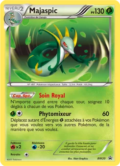 Carte Pokémon Majaspic — Promos Noir et Blanc