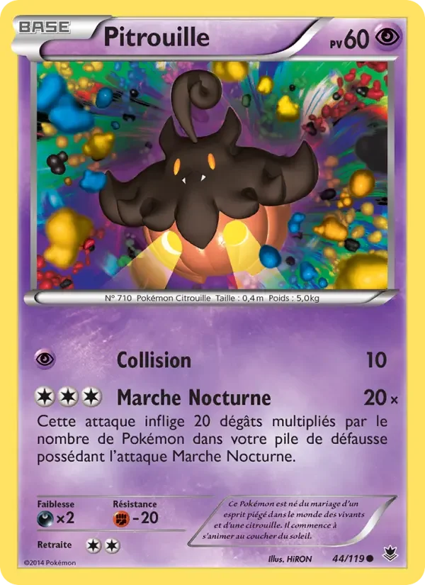Carte Pokémon Pitrouille — Vigueur Spectrale