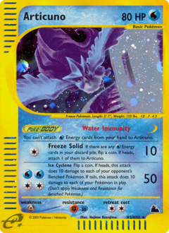 Carte Pokémon Artikodin — Skyridge