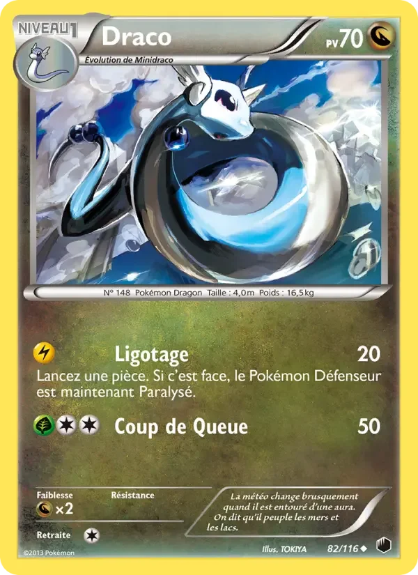 Carte Pokémon Draco — Glaciation Plasma