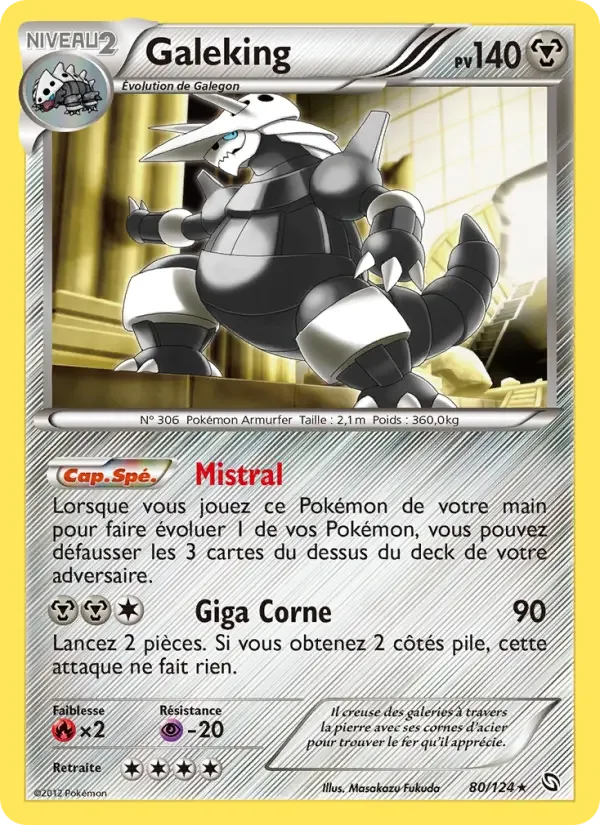 Carte Pokémon Galeking — Dragons Exaltés