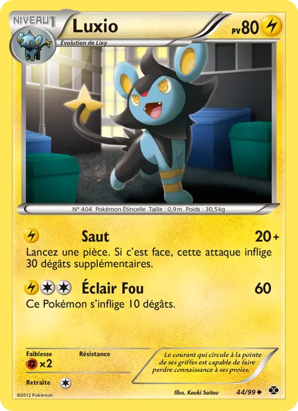 Carte Pokémon Luxio — Destinées Futures