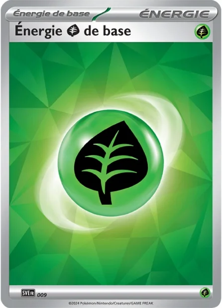 Carte Pokémon Énergie Plante — Écarlate et Violet