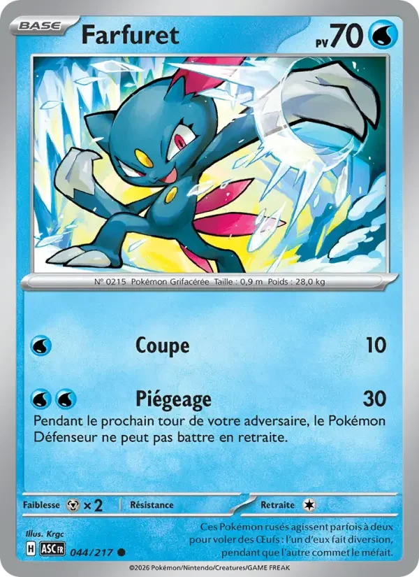 Carte Pokémon Farfuret — Héros Transcendants