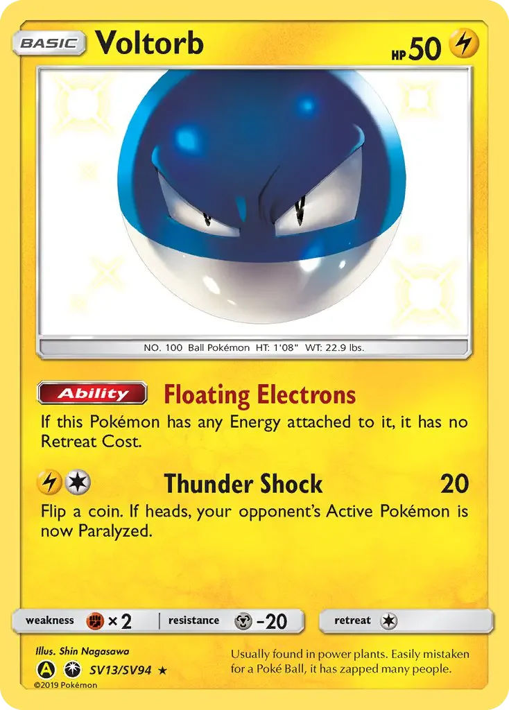 Carte Pokémon Voltorbe — Destinées Occultes